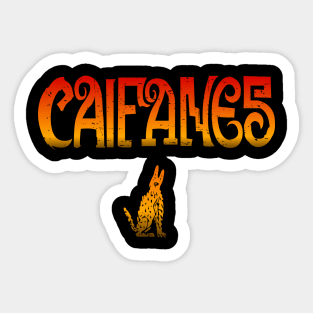 Caifanes - flame design Sticker